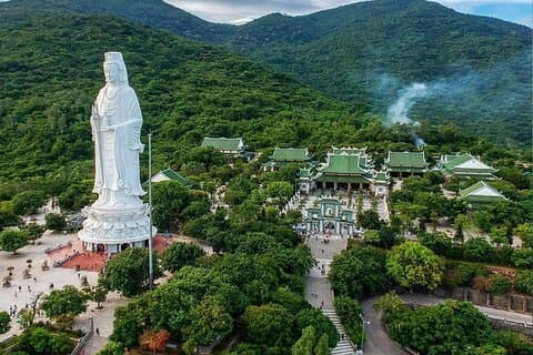 Excursão noturna luxuosa às Montanhas dos Macacos, Montanhas de Mármore e Hoi An