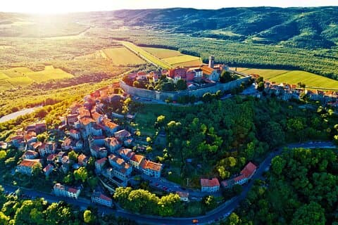 Wandeltocht door het Motovun-gebied met een historicus
