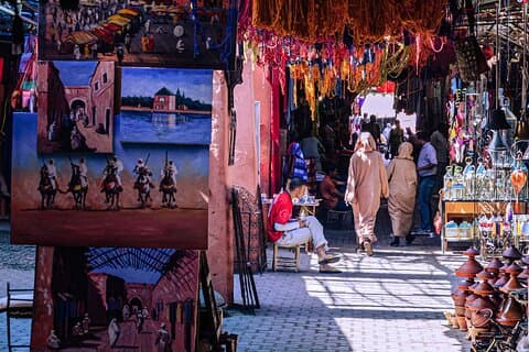 Marrakech Excursion Mini Group Camel Ride från Casablanca