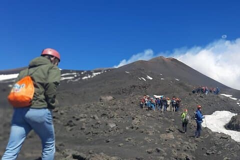 Excursion au sommet de l'Etna à 3400 mètres d'altitude