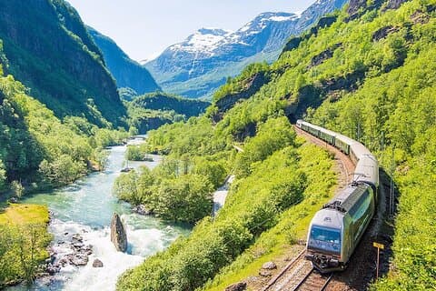 プライベートガイドツアー - プレミアムネーロイフィヨルドクルーズとフロム鉄道