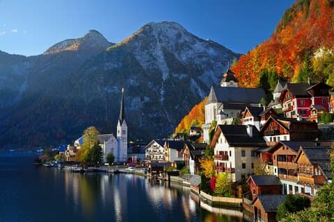 Viena: excursão em pequenos grupos por Hallstatt com passarela, barco, mina