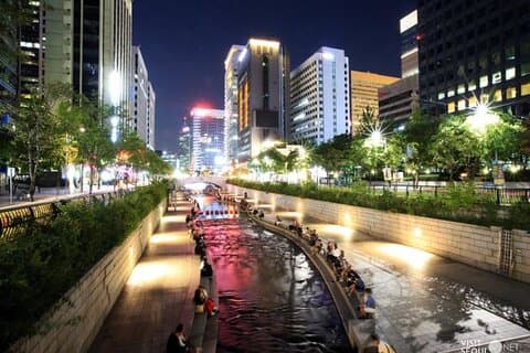 Rundgang durch Dongdaemun DDP, Cheonggyecheon, Gwangjang-Markt