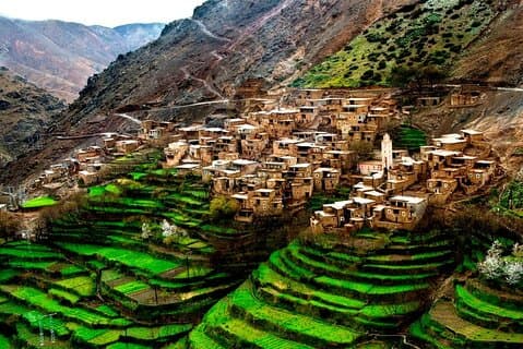 Ourika Valley, Atlas mountains Waterfalls and 3-Valleys
