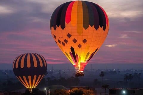 Luxe Sunrise Heteluchtballonvaart in Luxor met hotelpick-up