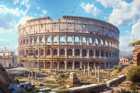 Forntida Rom - Privata Colosseum och Forum Romanum Forum