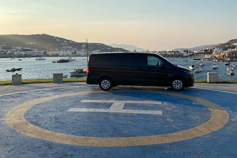 Traslado privado de lujo en Mykonos