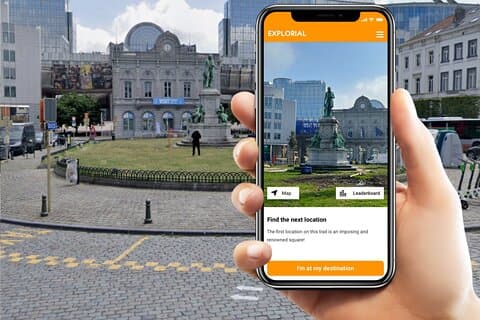 Bryssel (EU Quarter) Scavenger Hunt and Sights Self-Guided Tour