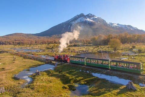 Tierra del Fuego National Park met optionele End of the World-trein