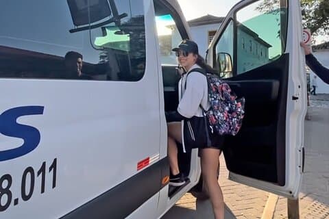 From Ilha Grande: Shared shuttle transfer to Paraty