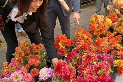 Visite du quartier des fleurs