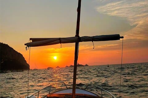 Sunset in Capri Memories over the Sea