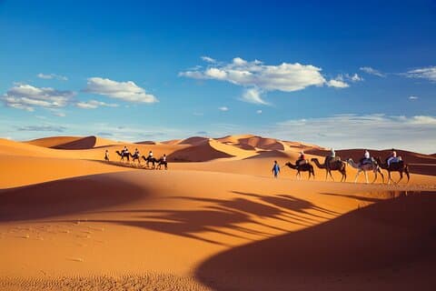Delad 4D3N-öken från Marrakech till Merzouga (2D-vistelse i öknen)