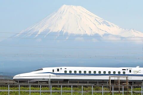 Expérience en train à grande vitesse et visite privée du sanctuaire Mishima au départ de Tokyo