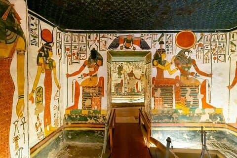 Visita guiada privada de 2 dias ao King's Valley King Tut Tomb Light Show