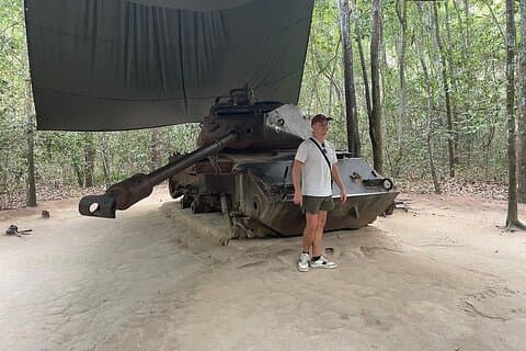 Increíble recorrido histórico de medio día por el túnel de Cu Chi