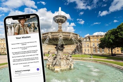 Stuttgart Exploration Game and City Tour on your Phone