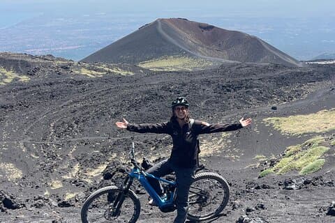 Excursion en vélo électrique sur l'Etna