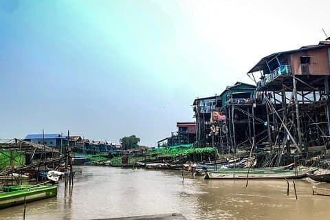 Siem Reap Privatbil: Kampong Phluk Flytande by (halvdag)