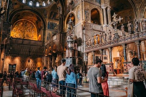 St Mark’s Basilica small-group guided tour with optional Gondola