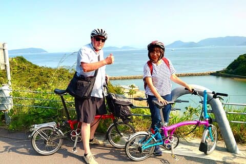 Tour ciclistico lento di Art Island Naoshima BROMPTON