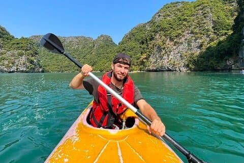 Privat kanoeventyr - Udforsk Halong, Lan Ha Bay fra Halong