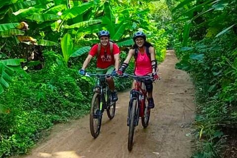 No.1 Chiang Mai: 21 km mountainbike från Takkatan Caves