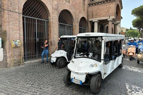 Privat golfbiltur i Roma