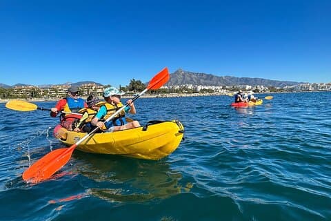 Guidet kajaktur i Puerto Banús Marbella