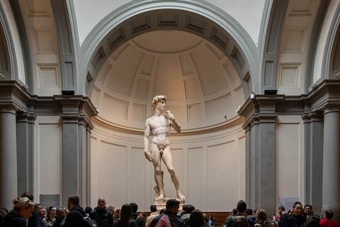 Florença: visita guiada por áudio à Galeria Accademia liderada pelo Tour Leader