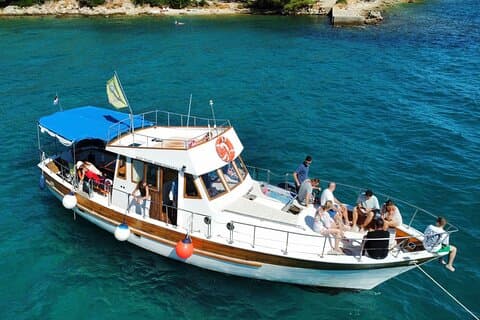 Privat hel dag Kornati National Park Boat Tour og snorkling