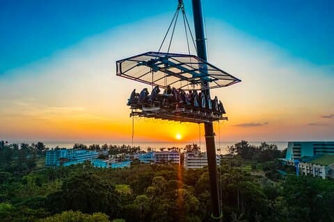 Diner in de lucht Jamaica Rondreis Taxi & gids alleen