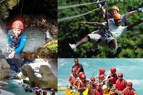 Ganztägiges Rafting im Koprulu Canyon mit Zipline ab Alanya