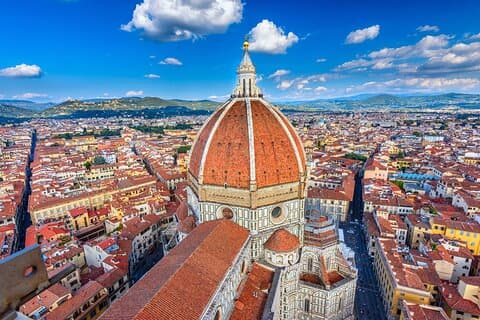 Privétransfer tussen het stadscentrum van Florence en het stadscentrum van Rome