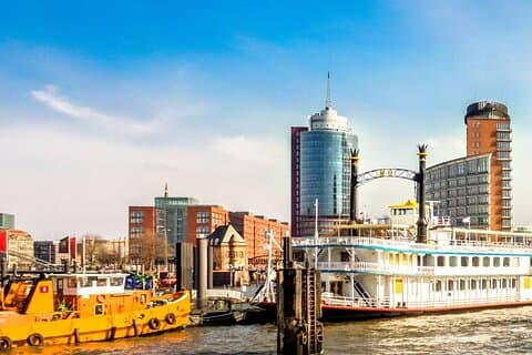 Zelfgeleide wandeltocht door de havengeschiedenis van Hamburg