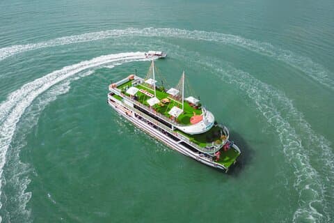 Fra Hanoi til Halong dagstur på 5-stjernet Apollo Premium Cruise