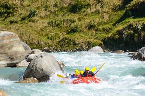 Rafting de medio día en el río Fusre Khola desde Pokhara