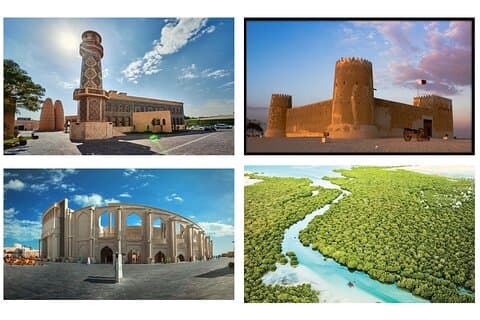 Volledige dag Qatar Noord- en stadstour met pick-up vanuit Doha