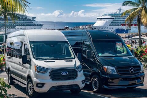 Transferência privada do Terminal de Cruzeiros e hotel e aeroporto de Oahu