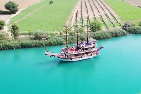 Side: Dolphin İsland Boat Tour with Lunch Soft Drinks,Foam Party