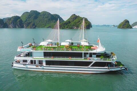 アポロ プレミアム クルーズ 5 つ星ビュッフェ ラグジュアリー ハロン湾日帰り旅行