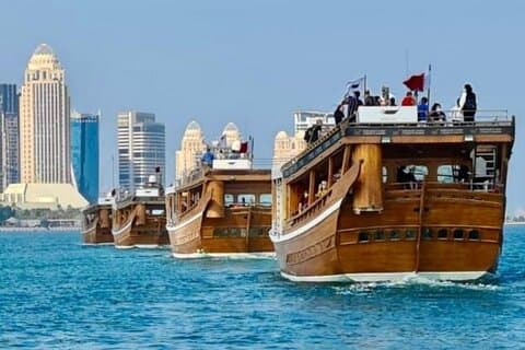 Doha Traditionnelle Dhow Croisière Avec promenade en corniche
