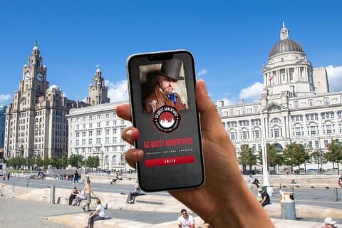 Ontdek Liverpool : Zelfstandige wandeling & interactieve schattenjacht