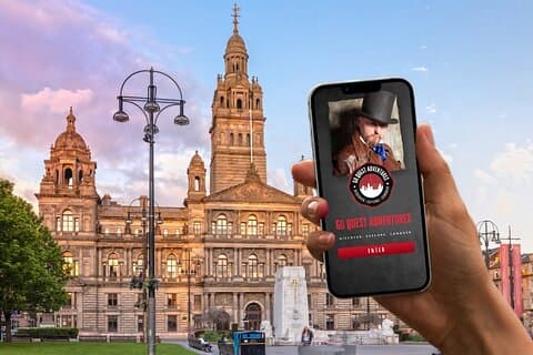 Découvrez Glasgow : Balade autoguidée et chasse au trésor interactive