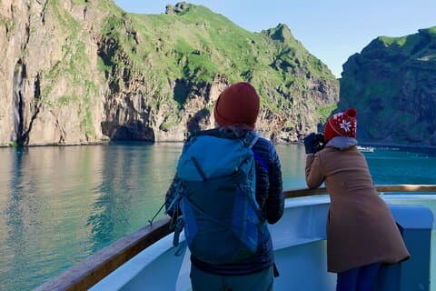 ウェストマン諸島 - レイキャビク（ランデイヤホフン島からのバス送迎）