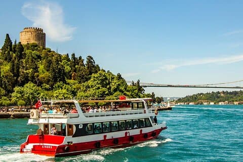 Excursion au coucher du soleil à Istanbul en bateau