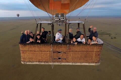 4-dagars Masai Mara Safari kombinerat med luftballongfärd