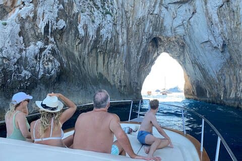 Full-Day Private Guided Boat Tour in Capri.