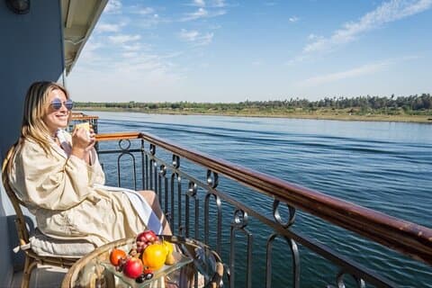 5 dagen en 4 nachten Nijlcruise van Luxor naar Aswan Free Balloon