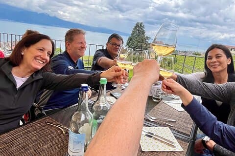 Gourmetmat og vinsmakingstur i Lavaux